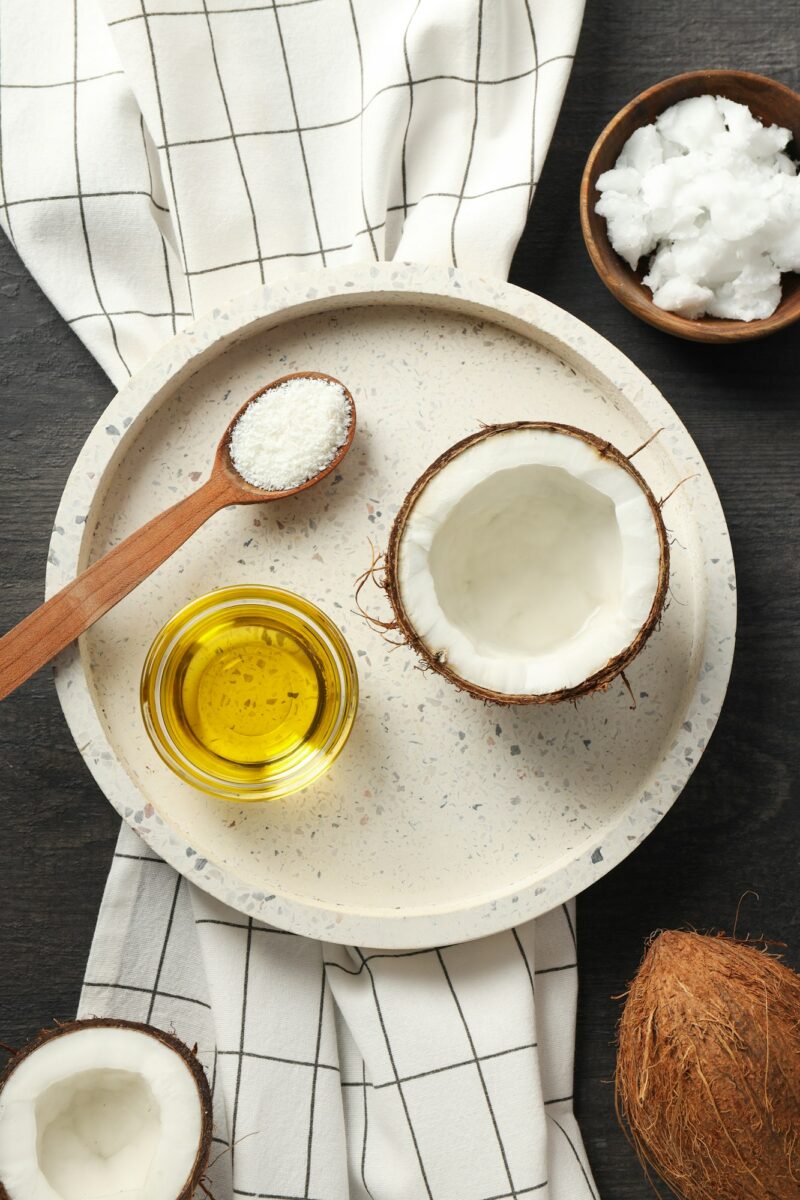 Product for beauty procedures, skin and body care - coconut oil